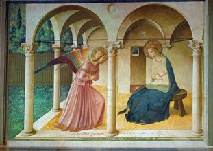 The Annunciation. Creator: Angelico, Fra Giovanni, da Fiesole (ca. 1400-1455).