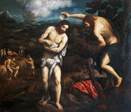 The Baptism of Christ, 1548-1551. Creator: Bordone, Paris (1500-1571).