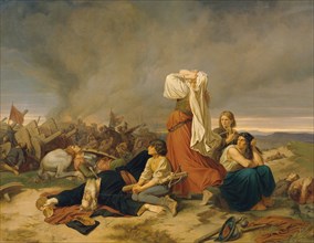 The Battle of Lipany on 30 May 1434, 1868. Creator: Ruben, Christian (1805-1875).