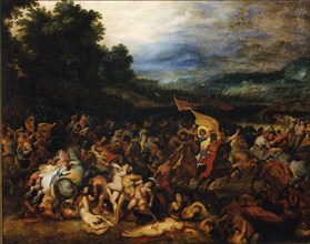 The Battle of the Amazons (Amazonomachia), 1598. Creator: Rubens, Pieter Paul (1577-1640).