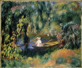 The boat, ca 1878. Creator: Renoir, Pierre Auguste (1841-1919).