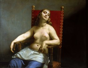 The Death of Cleopatra, 1660. Creator: Canlassi (Called Cagnacci), Guido (Guidobaldo) (1601-1663).