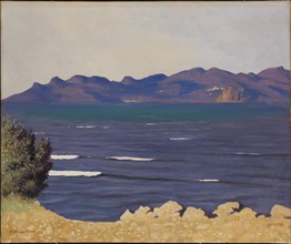 The Esterel and the bay of Cannes, 1925. Creator: Vallotton, Felix Edouard (1865-1925).