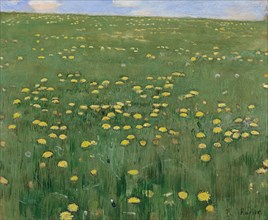 The Flower Meadow, ca 1901. Creator: Hodler, Ferdinand (1853-1918).