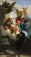 The Holy Family Appearing in a Vision to Saint Cajetan, ca 1735. Creator: Tiepolo, Giambattista (1696-1770).