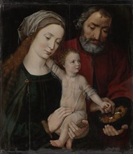 The Holy Family, 1525-1530. Creator: Benson, Ambrosius (1495-1550).