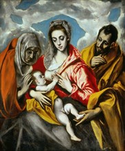 The Holy Family, 1595. Creator: El Greco, Dominico (1541-1614).