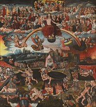 The Last Judgment, 1526. Creator: Adriaan Moreels and Pieter Van Boven (active 1526).