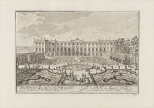 The Palais Trautson in Vienna, 1719. Creator: Fischer von Erlach, Joseph Emanuel (1693-1742).