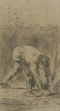 The Reaper (after Millet), 1880. Creator: Gogh, Vincent, van (1853-1890).