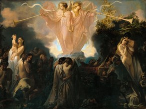The Resurrection of the Dead, 1870. Creator: Mottez, Victor-Louis (1809-1897).