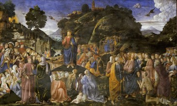 The Sermon on the Mount, 1481-1482. Creator: Rosselli, Cosimo di Lorenzo (1439-1507).