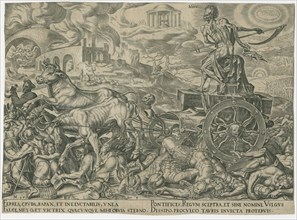 The Triumph of Death, c. 1565. Creator: Galle, Philipp (Philips) (1537-1612).