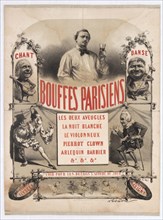 Théâtre des Bouffes-Parisiens of Jacques Offenbach, 1865. Creator: Nadar, Gaspard-Félix (1820-1910).