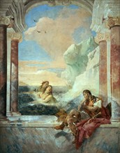 Thetis Consoling Achilles, 1757. Creator: Tiepolo, Giambattista (1696-1770).
