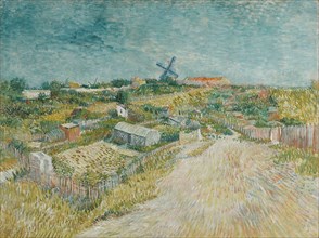 Vegetable Gardens in Montmartre, 1887. Creator: Gogh, Vincent, van (1853-1890).