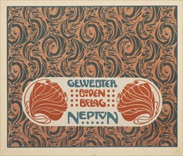 Woven Flooring Neptune, 1901. Creator: Moser, Koloman (1868-1918).