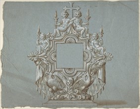 Ornamental design for liturgical object, 18th century. Creator: Anon.