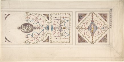 Design for a Ceiling in the Manner of Pergolesi, late 18th century. Creator: Anon.