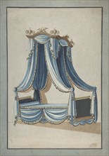 Design for a Canopy Bed, ca. 1760-80. Creator: Anon.