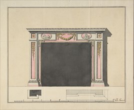 Mantel Design, ca. 1775. Creator: Anon.