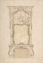 Design for Chimney Piece, 18th century. Creator: Anon.