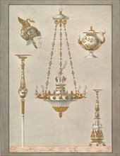 Designs for Metalwork, 19th century. Creator: Anon.