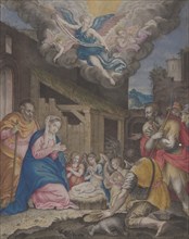 Adoration of the Shepherds, 1575-1600. Creator: Anon.