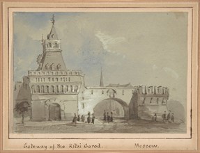 Gateway of the Kitai Gorod, Moscow, 19th century. Creator: Anon.