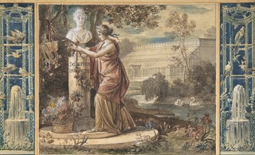 An Allegory of Empress Josephine as Patroness of the Gardens at Malmaison, ca. 1805-6. Creator: Francois Gérard.
