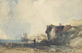 View on the Coast at Deal, ca. 1846. Creator: Charles Bentley.