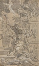 Martyrdom of Two Female Saints, 1625-1704. Creator: Cosimo Ulivelli.