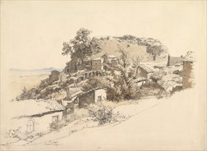 Roman Landscape near Rocca di Papa, 1866. Creator: Ernst Furchtegott Mohn.