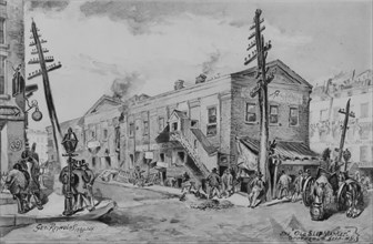 The Old Slip Market, 1881. Creator: George Reynolds.