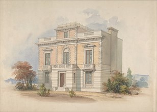 An Italianate Villa, 1820-85. Creator: Henry Edward Kendall.