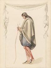 Indian Figure in Profile, 1851. Creator: Henry Kirke Brown.
