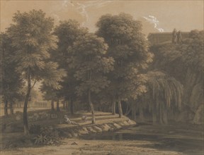 Classical Landscape with a Shepherd, 1803. Creator: Jean-Victor Bertin.