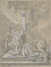 Allegory of Christian Virtues, 1746. Creator: Johann Elias Ridinger.
