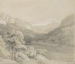 A View of Cavi in the Sabine Hills, 1848. Creator: Louis Gurlitt.