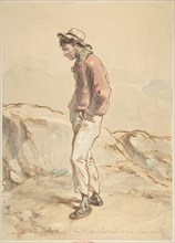 A Sailor Standing on the Shore, 1859-60. Creator: Paul Gavarni.