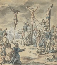 The Crucifixion of Christ, late 18th century. Creator: Pehr Hörberg.