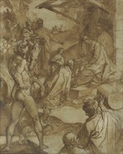 The Adoration of the Magi, 1550-78. Creator: Raffaello Motta.