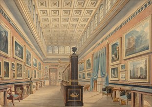 The Flemish Picture Gallery, the Mansion of Thomas Hope, Duchess Street, Portland Place, 1830-51. Creator: Robert William Billings.