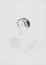 Portrait of a Woman (from McGuire Scrapbook), ca. 1841. Creator: Thomas F. Hoppin (1816-1872).