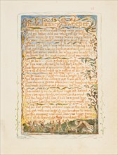 Songs of Innocence and of Experience: The Chimney Sweeper, ca. 1825. Creator: William Blake.