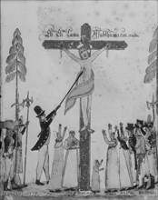 Drawing of the Crucifixion, ca. 1800. Creator: Unknown.