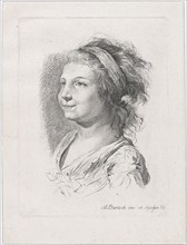 Portrait of Maria Anna Schaubach, 1785. Creator: Adam von Bartsch.