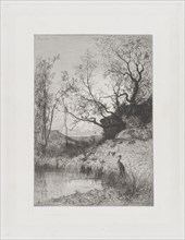 A Pond, 1867. Creator: Adolphe Appian.