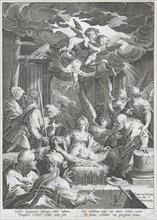 Nativity, 1588. Creator: Aegidius Sadeler II.