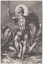 Saint Michael, ca. 1514-16. Creator: Agostino Veneziano.